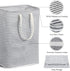 Lifewit 72L Freestanding Laundry Hamper Collapsible Large Clothes Basket with Easy Carry Extended Handles for Clothes Toys, Grey