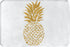 Gold Pineapple Memory Foam Bath Mats, Soft Non Slip Absorbent Bath Rugs for Livingroom & Bathroom Rug Carpet 15.8" x 23.6"