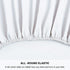 LUXSHEETS Bedding Bed Sheet Set 4 Piece Luxury Soft Breathable 100% Microfiber Polyester 1800 Series Premium Elasticized Deep Pockets, Wrinkle & Fade Resistant Bedding Set (White, Full)