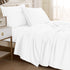 LUXSHEETS Bedding Bed Sheet Set 4 Piece Luxury Soft Breathable 100% Microfiber Polyester 1800 Series Premium Elasticized Deep Pockets, Wrinkle & Fade Resistant Bedding Set (White, Full)