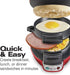 Hamilton Beach Breakfast Sandwich Maker, Red (25476)