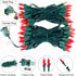 hemonie LED Christmas Lights, 33 Ft 100 LED UL Certified Commercial Grade Holiday String Light, End to End Connectable Indoor & Outdoor Green Wire Lights Set IP44 Waterproof(red)