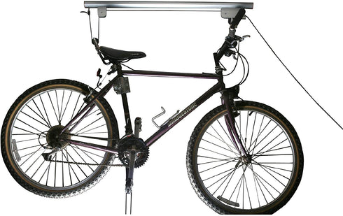 RAD Cycle Products Rail Mount Bike and Ladder Lift for Your Garage or Workshop Holds up to 75 Pounds No Mounting Board Needed