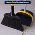 Yocada Heavy-Duty Broom Outdoor Commercial Perfect for Courtyard Garage Lobby Mall Market Floor Home Kitchen Room Office Pet Hair Rubbish 54Inch Blue