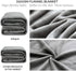 Bedsure Fleece Blanket Twin Size 350GSM - Soft Blankets for Bed All Season,60x80 Inches Grey