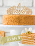 4th Birthday Gifts for Girl, 4th Birthday Tiara and Sash, 4th Birthday Decorations for Girl, 4th Birthday Crown and Sash for Girl, Birthday Crowns for Girl 4, Birthday Gifts for 4-Year-old Girl