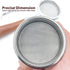 53.5mm Puck Screen/Espresso Portafilter Lower Shower Screen/Contact Screen - 316 Stainless Steel