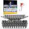 KP Grill Brush and Scraper Bristle Free 2 in 1 Safe Grill Cleaner Design No Bristles in Your Food BBQ Brush Smart Super Grip Handle & Bonus Metal Hanger Best Grill Cleaning Kit +3 eBooks