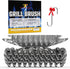 KP Grill Brush and Scraper Bristle Free 2 in 1 Safe Grill Cleaner Design No Bristles in Your Food BBQ Brush Smart Super Grip Handle & Bonus Metal Hanger Best Grill Cleaning Kit +3 eBooks