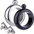 Bangle Bracelet Wine/Alcohol 3.5 oz Flask - Stainless Steel Black and Silver Creative Gift Set for Women - Bonus Funnel Included