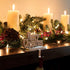 BIRDROCK HOME Merry Christmas Stocking Holder for Mantle - Christmas Decorations - Holiday Greetings - Mantle Fireplace Topper - Decorative Metal Hanger for Stockings - Home D©cor