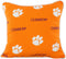 College Covers Clemson Tigers Outdoor Decorative Throw Pillow, 16" x 16"