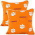 College Covers Clemson Tigers Outdoor Decorative Throw Pillow, 16" x 16"