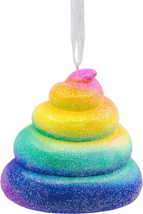 Hallmark Rainbow Sparkle Swirl Christmas Ornament