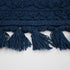 French Connection Nellore Bath Mat | Woven and Beaded Bathroom Rug | 100% Cotton | Premium Bathroom Décor | Machine Washable | Measures 20" x 34" | Navy