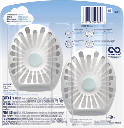 Febreze Small Spaces Air Freshener, Lilac & Violet, 2 Ct