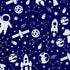 Central Park Room Darkening Window Curtains for Kids Bedroom Nursery Space Planet Theme 54 Inch Length with Grommets Window Drapes Printed Curtains for Living Room, 42" x 54"x2, Navy Blue