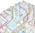 New York Subway Map Shower Curtain White Subway Map Shower Curtains for Bathroom Waterproof Polyester Fabric Shower Curtain Sets with Hooks 72x72 Inch