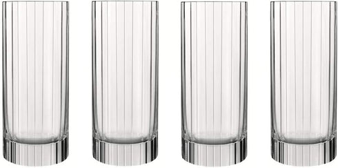 Luigi Bormioli Bach 16.25 oz. Beverage/Hiball/Glass, Set of 4, Clear