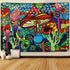 Tapestry Trippy Mushroom Tapestry Hippie Colorful Art Tapestry Psychedelic Eyes Tapestries Trippy Wall Tapestry Wall Hanging for Room(36 x 48 inches)