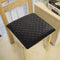 COMFORTANZA Chair Seat Cushion - 16x16x1.6 Memory Foam Square Thin Non-Slip Pads for Kitchen, Dining, Office Chairs and Car Seats - Comfort and Back Pain Relief - Medium Firm - Black