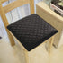 COMFORTANZA Chair Seat Cushion - 16x16x1.6 Memory Foam Square Thin Non-Slip Pads for Kitchen, Dining, Office Chairs and Car Seats - Comfort and Back Pain Relief - Medium Firm - Black