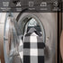 SEEKSEE 100% Cotton Buffalo Plaid Rug 27.5 x 43 Inches Black and White Rug Buffalo Plaid Doormat Washable Hand-Woven Indoor or Outdoor Rugs for Layered Front Door Mats, Porch, Farmhouse, Entryway