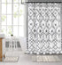 Uphome Bathroom Rugs 18x25 inch Boho Bath Mat Non-Slip Moroccan Geometric Farmhouse Bath Rug Soft Microfiber Machine Washable Floor Mats for Bathroom Tub Sink Shower