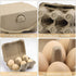 ADXCO 24 Pack Paper Egg Cartons Easter Reusable Egg Storage Natural Pulp Egg Cartons for Chicken Eggs Bulk Blank Egg Container Holds 6 Eggs For Storing Fresh Pasture Raised Eggs