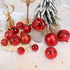 Blivalley 20ct Christmas Ball Ornaments 3.15" Shatterproof Christmas Decorations for Xmas Tree, Holiday, Wedding, Party Christmas Balls Set with Strings(3.15", Red)