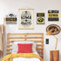 Open Road Brands University of Iowa Hawkeyes Bump Planked Wood Wall Decor