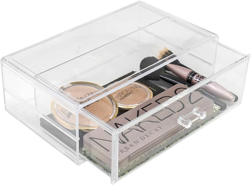 Sorbus Acrylic Cosmetics Makeup and Jewelry Storage Case Display Sets Interlocking Drawers to Create Your Own Specially Designed Makeup Counter Stackable and Interchangeable