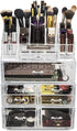 Sorbus Acrylic Cosmetics Makeup and Jewelry Storage Case Display Sets Interlocking Drawers to Create Your Own Specially Designed Makeup Counter Stackable and Interchangeable