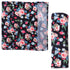Baby Car Seat Belt Covers for Boys and Girls, Car Seat Straps Shoulder Pads, Soft Car Seat Neck Cover, Minky Seat Belt Protectors for Car Seats, Floral Stroller Strap Cover for Baby Kids