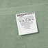 Amazon Basics Quick-Dry Bath Towels - 100% Cotton, 2-Pack, Seafoam Green