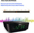 PHILIPS Digital Alarm Clock Radio for Bedroom FM Radio, LED Display, Easy Snooze, Sleep Timer, Battery Back up (Batteries Sold Seperately)