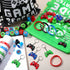 60 Pieces Video Game Party Favors Set Includes 20 Video Game Bracelets Wristbands, 24 Video Game Stampers, 16 Game Handle Keychains for Video Game Party Supplies Birthday