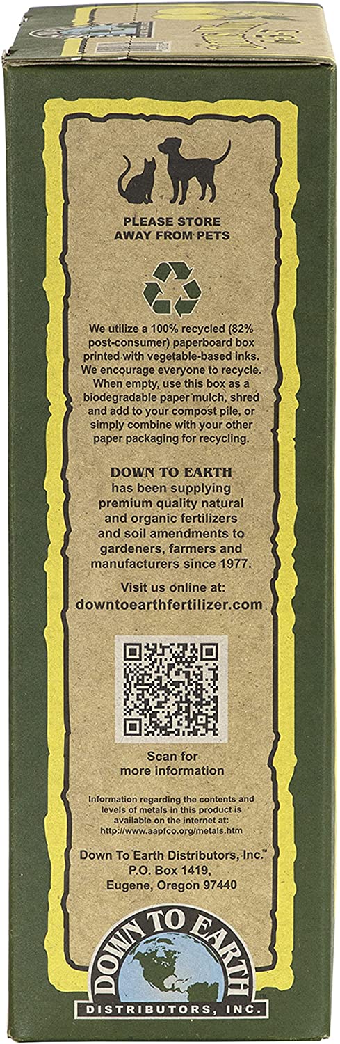Down to Earth Organic Citrus Fertilizer Mix 6-3-3, 5 lb