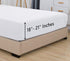 Elegant Comfort Premium Hotel Quality Extra Deep Pocket 18" - 21" inch Single Fitted Sheet for High Mattress, Luxury & Softest 1500 Thread Count Egyptian Quality Smart Pocket, King, White