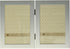 Lawrence Frames Brushed Silver 4 by 6 Hinged Double Metal Picture Frame