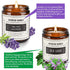 Candles for Home Scented, Sage and Lavender, 2 Pack 7.1OZ, Stress Relief & Body Relaxation, Sage Candles for Cleansing House, Ideal Gifts for Mother's Day, Thanksgiving Day, Christmas