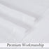 Central Park White Semi Sheer Window Curtain Panels Linen Texture Solid Window Treatment Sets Drape Pairs Rod Pocket Curtains for Living and Bedroom Farmhouse 63 inches Long, 2 Panels