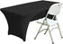 ABCCANOPY Spandex Open Back Table Cover 6 ft. Fitted Polyester Tablecloth Stretch Spandex Tablecover Table Toppers 30+ Colors