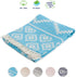 Cozy Maya | 100% Cotton Original Turkish Beach Towel (35" x 67") - Pre-Washed Peshtemal, Pool, Gym, Spa, Hammam, Bath Towel, Eco-Friendly (Blue)