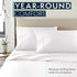 HC Collection Twin Size Sheets Set - Bedding Sheets & Pillowcases w/ 16 inch Deep Pockets - Fade Resistant & Machine Washable - 3 Piece 1800 Series Twin Bed Sheet Sets White