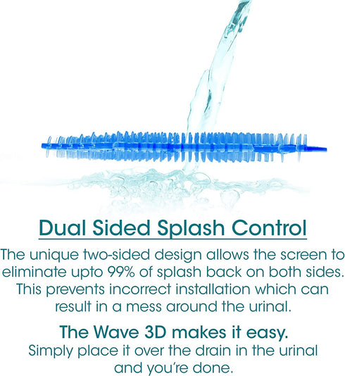 Fresh Products Wave 3D, Virtually eliminates Urine Splash, 30-Day Use, Easy Installation, Beneficial Bacteria, Consistent Fragrance €” Spiced Apple, Red, Made in USA, 10pk