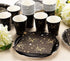 144 Pieces 50th Birthday Party Bundle, Includes Plates, Napkins, Cups, and Cutlery (24 Guests)