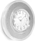Westclox 12" Glitter Wall Clock for Kitchen- Home Office-Livingroom, House Warming Gift (Silver)