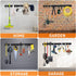 Garage Tool Organizer Wall Mount, 64 Inch Adjustable Storage System, Garden Tool Organizer for Garage Wall Organizer, Heavy Duty Tool Hangers for Garage Wall to Storage Rake, Broom and Yard Tool