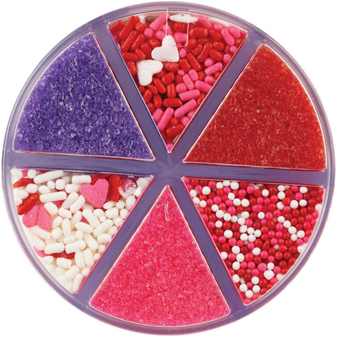 Wilton Sweetheart 6-Cell Valentine Sprinkles Mix